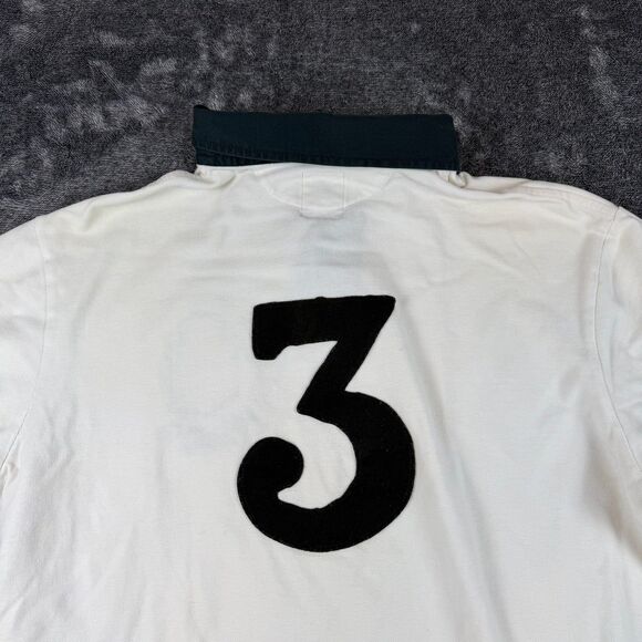 Vtg Polo Ralph Lauren S.C Rugby Polo Short Sleeve Crest #3 Men's XXL *Read - Picture 11 of 13